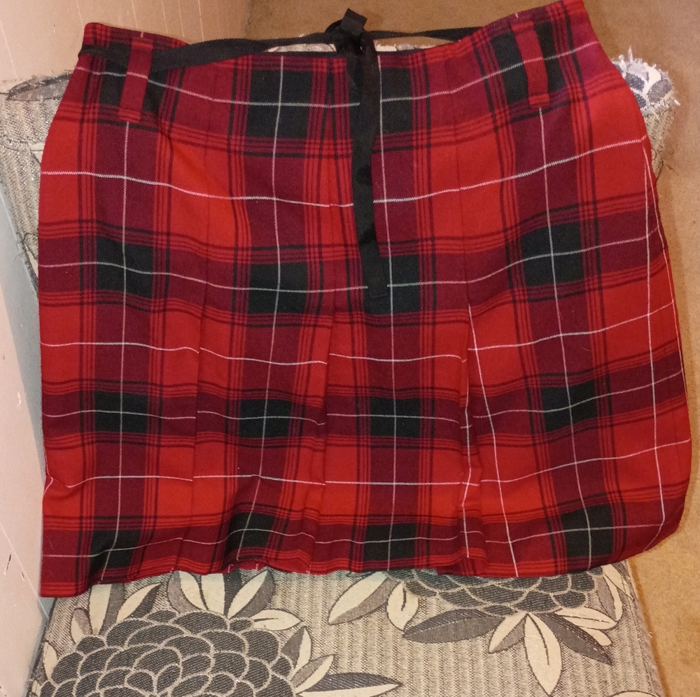 EUC Vintage Casual Corner Annex Plaid Skirt 1 Jrs.